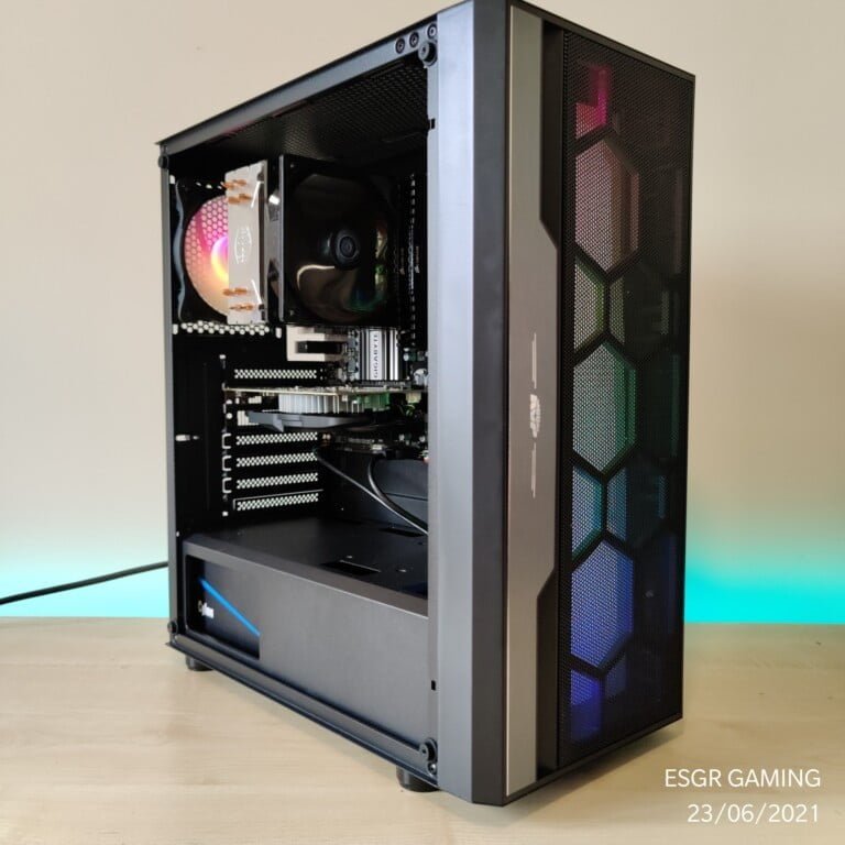 Gaming PC AMD 6 CORES 16GB RAM GTX1050 TI 4GB GPU SSD WIFI RGB