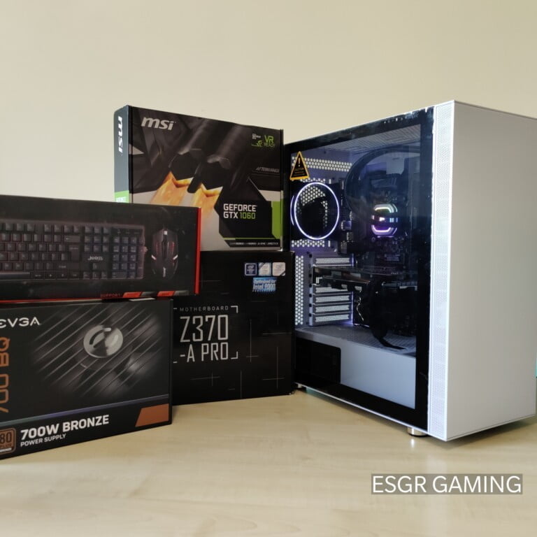 Gaming PC Intel i9 16GB DDR4 GTX1060 6GB GPU SSD NVME SSD RGB