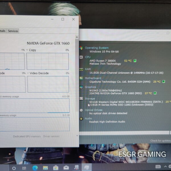 Gaming PC RYZEN 7 3800x 16GB DDR4 RGB GTX1660 6GB GPU NVME SSD RGB - Image 10