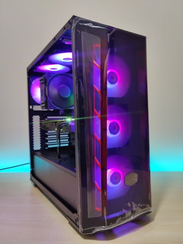GAMING PC RYZEN 5 5600x 16GB DDR4 ROG STRIX GTX 1070 8GB GPU NVME SSD RGB WIFI Keyboard and Mouse - Image 5