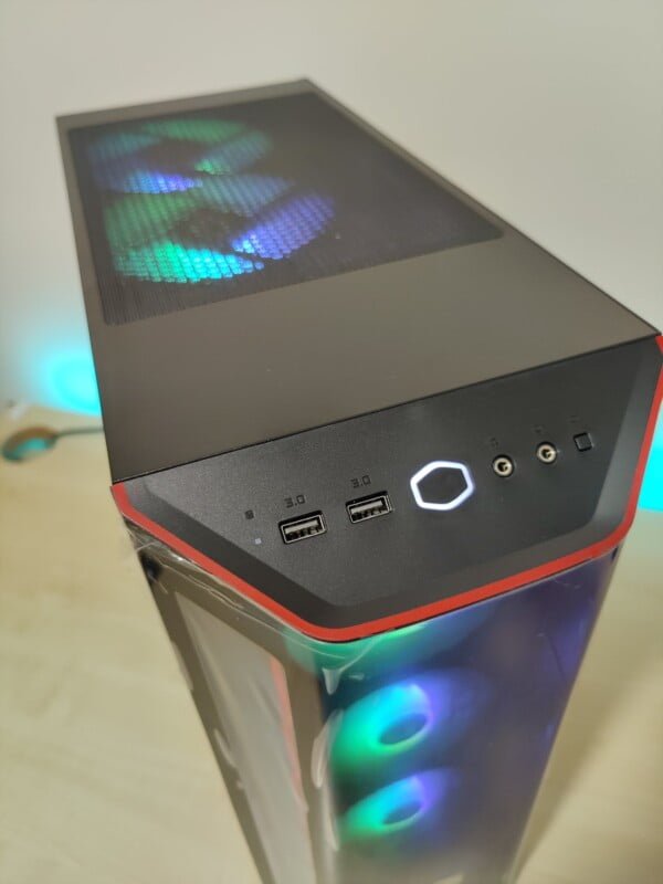GAMING PC RYZEN 5 5600x 16GB DDR4 ROG STRIX GTX 1070 8GB GPU NVME SSD RGB WIFI Keyboard and Mouse - Image 4