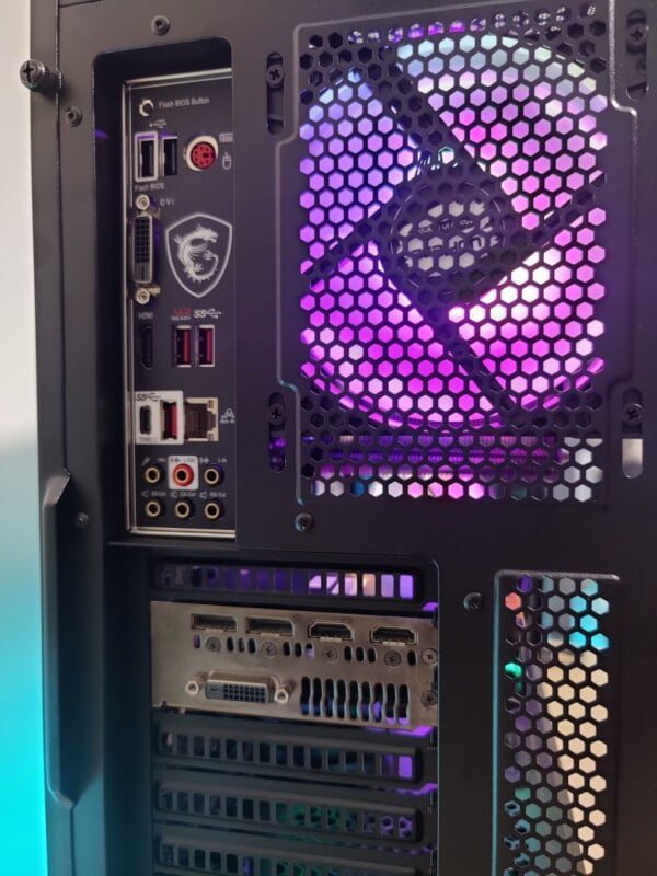 GAMING PC RYZEN 5 5600x 16GB DDR4 ROG STRIX GTX 1070 8GB GPU NVME SSD RGB WIFI Keyboard and Mouse - Image 3