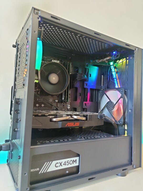 GAMING PC RYZEN 5 16GB DDR4 RX570 4GB GPU SSD WIFI RGB - Image 4