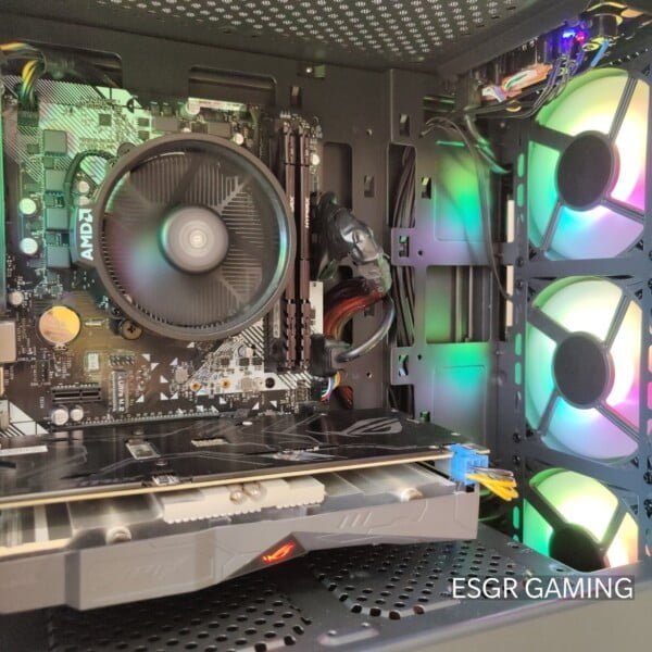GAMING PC RYZEN 5 3600x 16GB DDR4 GTX1050ti 4GB GPU  SSD WIFI RGB - Image 5