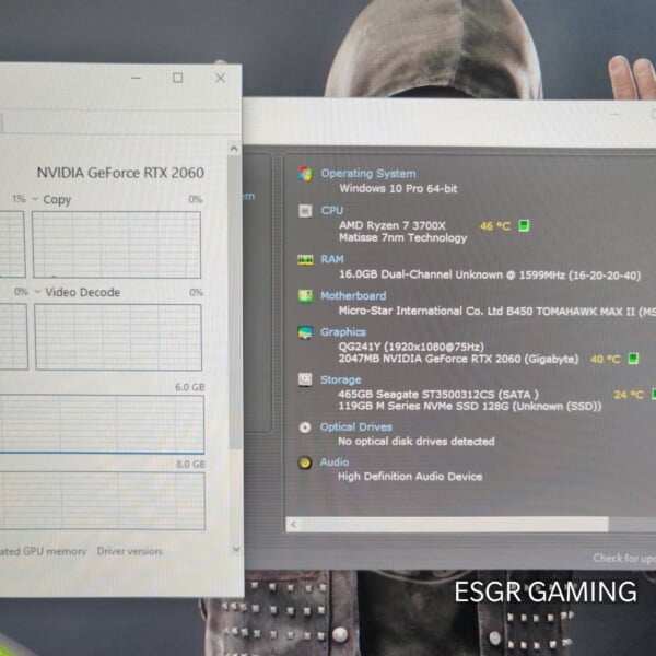 GAMING PC RYZEN 7 3700X 16GB DDR4 RTX2060 6GB GPU NVME SSD WIFI RGB - Image 9