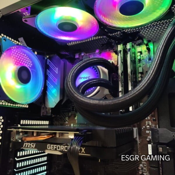 Gaming PC Intel i5 9600KF 16GB DDR4 GTX1660 SUPER 6GB GPU NVME RGB AIO COOLER - Image 7