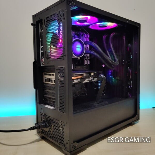Gaming PC Intel i5 9600KF 16GB DDR4 GTX1660 SUPER 6GB GPU NVME RGB AIO COOLER - Image 5