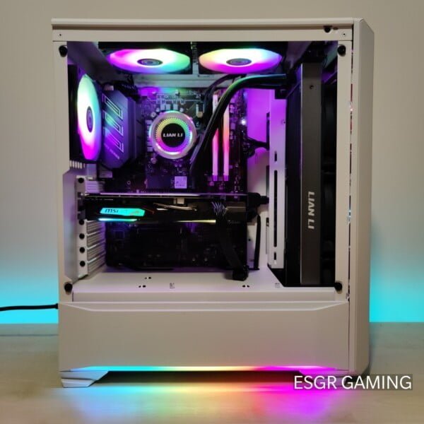 NEW GAMING PC INTEL I5 9600KF GTX1660 SUPER 16GB DDR4 NVME LIAN LI AIO COOLER RGB - Image 6