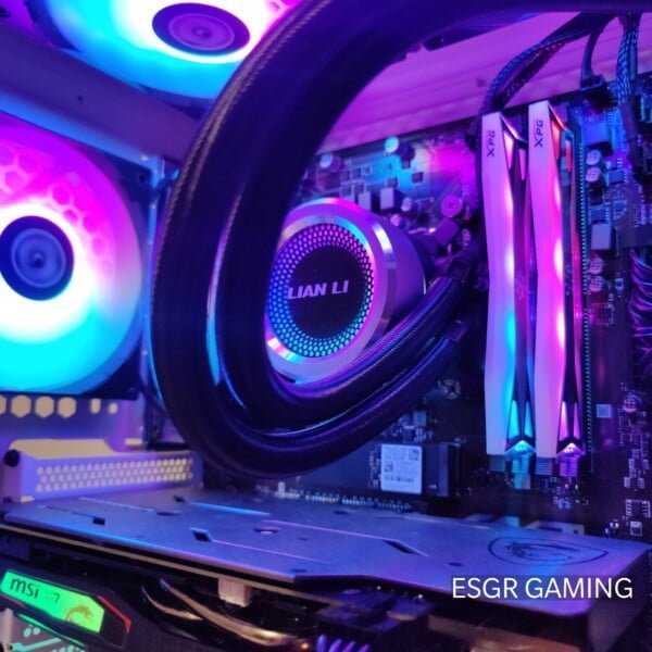NEW GAMING PC INTEL I5 9600KF GTX1660 SUPER 16GB DDR4 NVME LIAN LI AIO COOLER RGB - Image 5