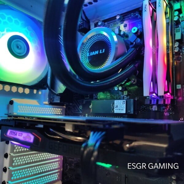 NEW GAMING PC INTEL I5 9600KF GTX1660 SUPER 16GB DDR4 NVME LIAN LI AIO COOLER RGB - Image 4