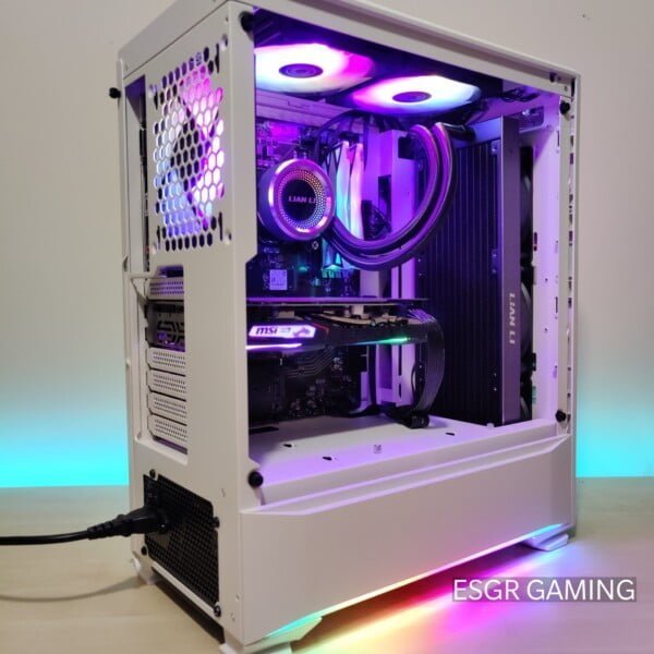 NEW GAMING PC INTEL I5 9600KF GTX1660 SUPER 16GB DDR4 NVME LIAN LI AIO COOLER RGB - Image 3