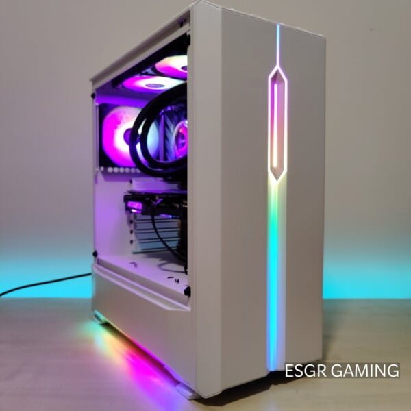 NEW GAMING PC INTEL I5 9600KF GTX1660 SUPER 16GB DDR4 NVME LIAN LI AIO COOLER RGB - Image 2