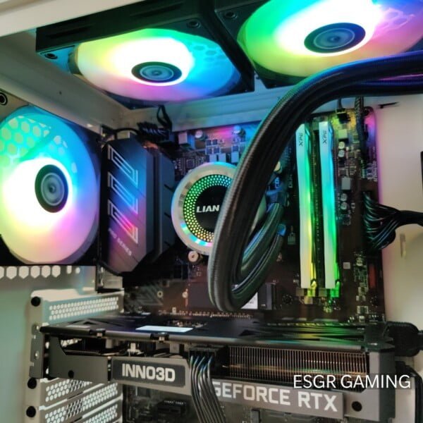 Gaming PC Intel i5 RTX3060TI 16GB DDR4 NVME SSD WIFI RGB - Image 8