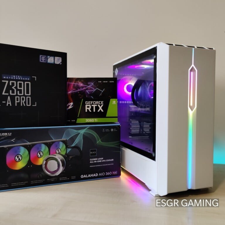 Gaming PC Intel i5 RTX3060TI 16GB DDR4 NVME SSD WIFI RGB