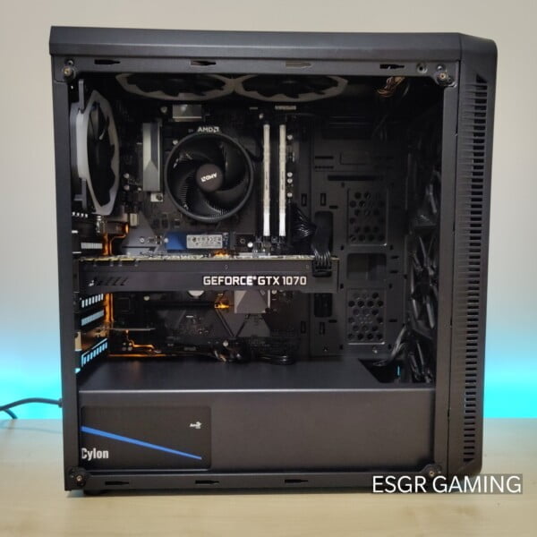Full Set Gaming PC Ryzen 5 3600 16GB DDR4 GTX1070 8GB NVME WIFI MONITOR KEYBOARD MOUSE - Image 8