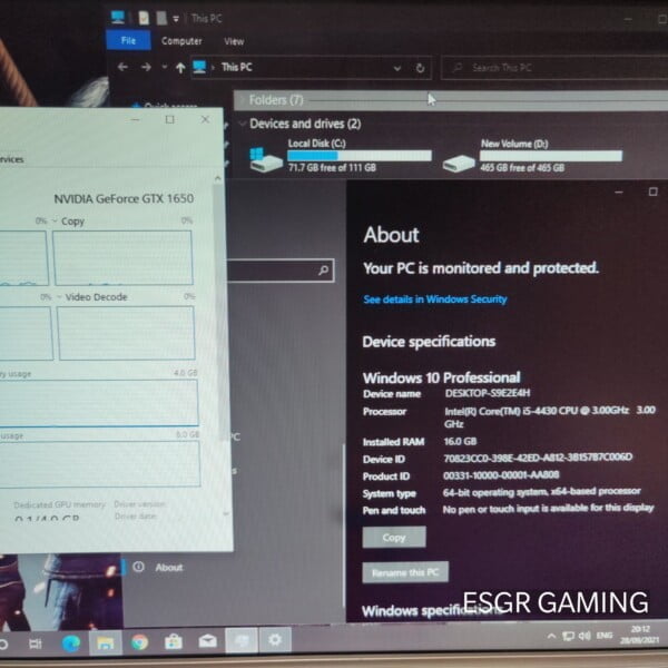 GAMING PC Intel i5 16GB RAM GTX1650 4GB WIFI SSD - Image 6