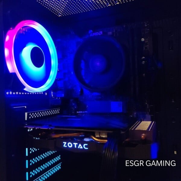 GAMING PC RYZEN 5 3600 16GB DDR4 GTX1070TI NVME SSD RGB WIFI - Image 6