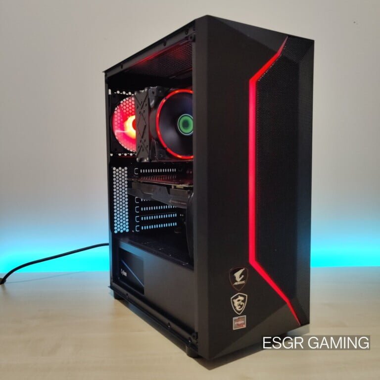 New GAMING PC RYZEN 5 5600X 16GB DDR4 ROG STRIX GTX1070 8GB GPU NVME SSD WIFI