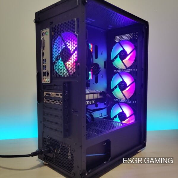 Gaming PC RYZEN 5 3600x 16GB DDR4 GTX1650 4GB GPU NVME SSD WIFI RGB - Image 4