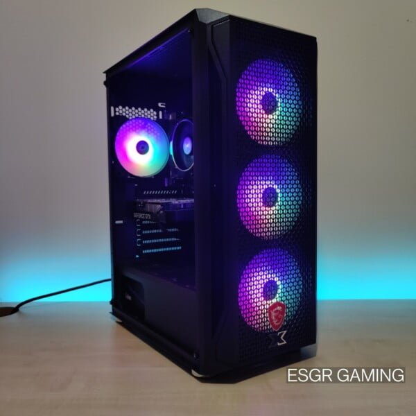 Gaming PC RYZEN 5 3600x 16GB DDR4 GTX1650 4GB GPU NVME SSD WIFI RGB - Image 9