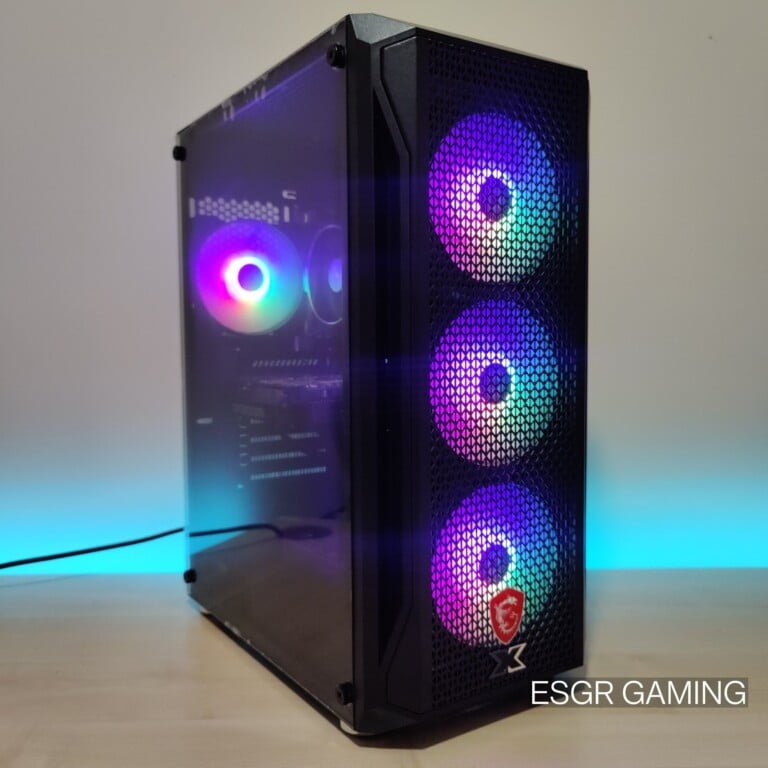 Gaming PC RYZEN 5 3600x 16GB DDR4 GTX1650 4GB GPU NVME SSD WIFI RGB
