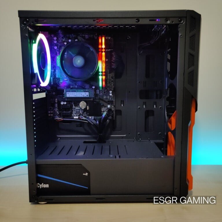 Gaming PC RYZEN 5 3400G 16GB RAM VEGA 11 RGB SSD WIFI