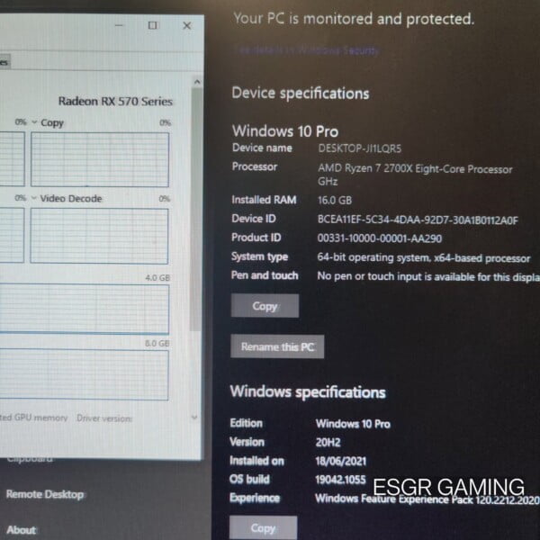 GAMING PC RYZEN 7 16GB DDR4 RX570 NVME SSD WIFI - Image 9