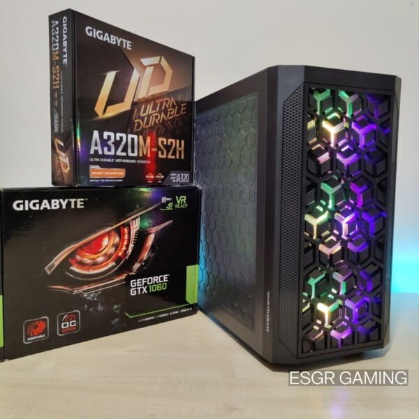 GAMING PC RYZEN 5 16GB DDR4 GTX1060 6GB NVME SSD RGB WIFI - Image 7