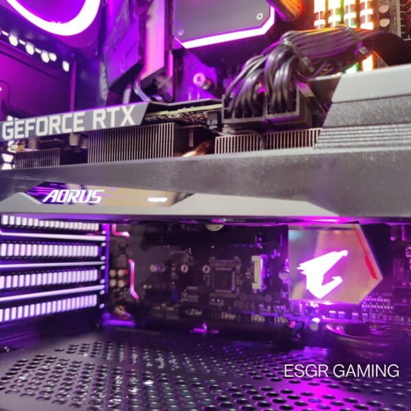High Specs Gaming PC RYZEN 7 RTX3060TI 32GB DDR4 RGB WIFI AORUS ELITE - Image 9
