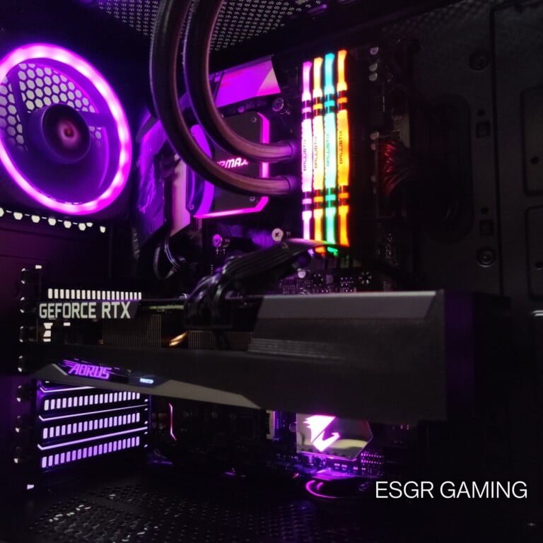 High Specs Gaming PC RYZEN 7 RTX3060TI 32GB DDR4 RGB WIFI AORUS ELITE