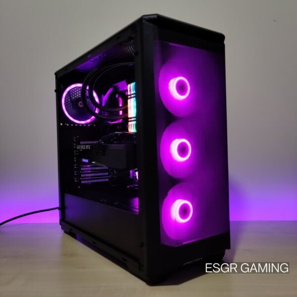 High Specs Gaming PC RYZEN 7 RTX3060TI 32GB DDR4 RGB WIFI AORUS ELITE - Image 5