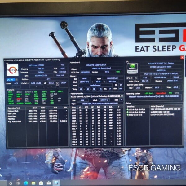 GAMING PC RYZEN 5 16GB DDR4 GTX980TI NVME WIFI RGB - Image 3