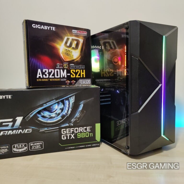 GAMING PC RYZEN 5 16GB DDR4 GTX980TI NVME WIFI RGB