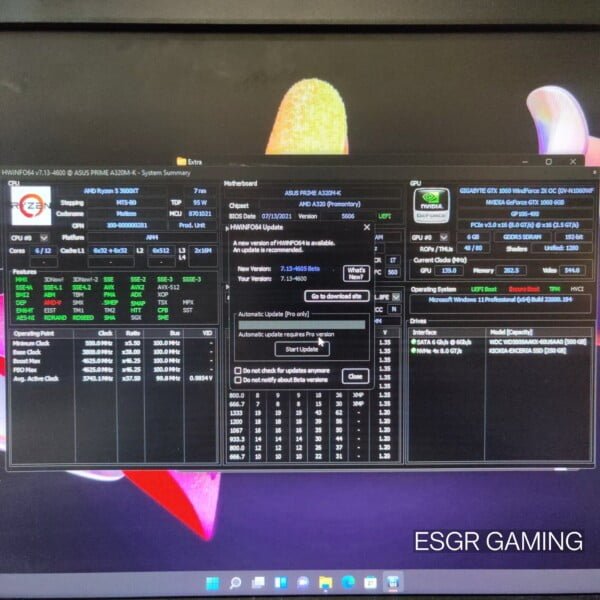 GAMING PC RYZEN 5 16GB DDR4 GTX1060 6GB NVME RGB WIFI - Image 3