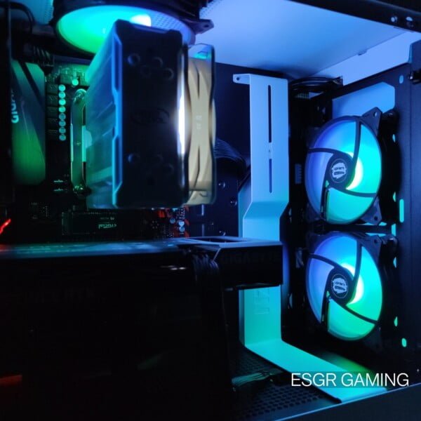 High Specs Gaming PC RYZEN 7 5700 RTX3060TI 16GB DDR4 RGB WIFI 1TB NVME - Image 2