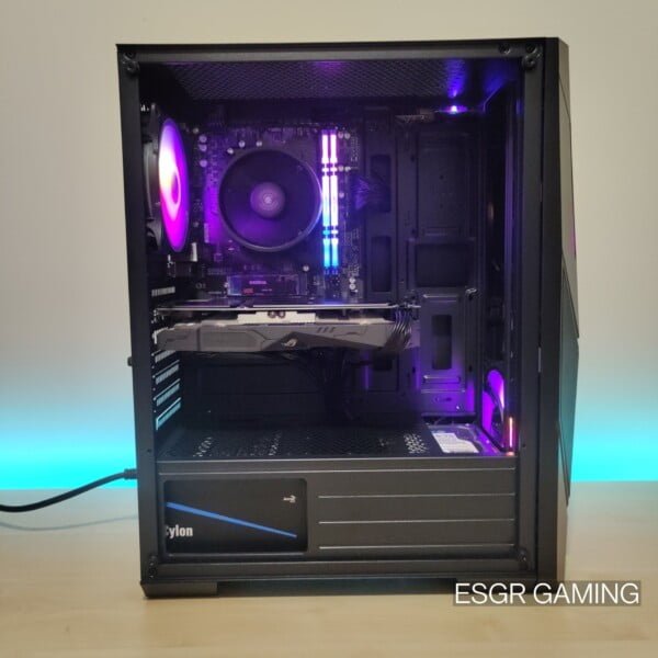 GAMING PC RYZEN 5 3500X 16GB DDR4 ASUS GTX1050TI ROG STIX MVME RGB - Image 4
