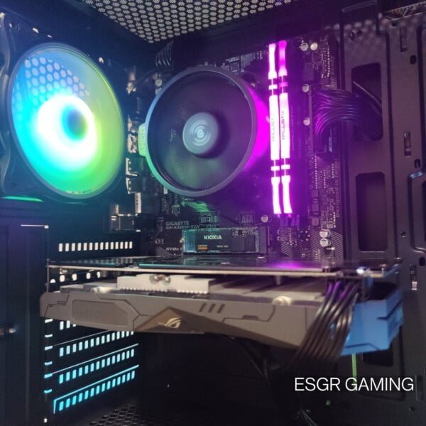 GAMING PC RYZEN 5 3500X 16GB DDR4 ASUS GTX1050TI ROG STIX MVME RGB - Image 6