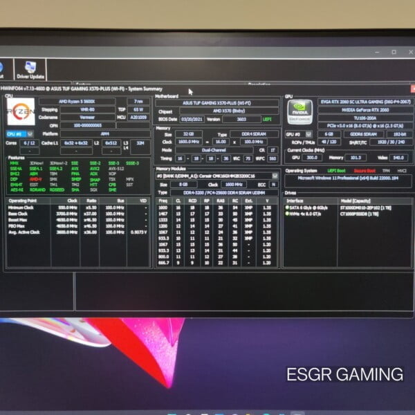 GAMING PC RYZEN 5 5600X 32GB DDR4 RTX2060 6GB GPU X570 NVME RGB WIFI - Image 7