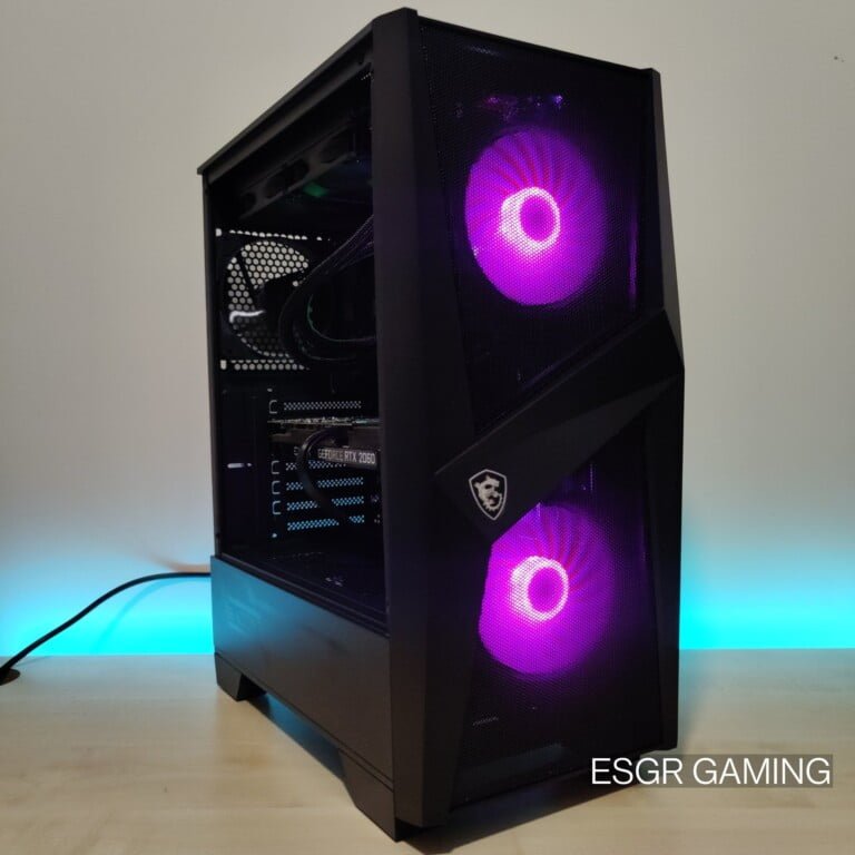 GAMING PC RYZEN 5 5600X 32GB DDR4 RTX2060 6GB GPU X570 NVME RGB WIFI