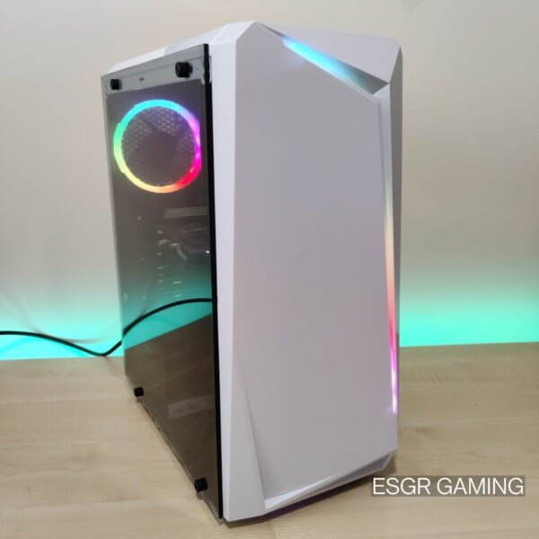 GAMING PC INTEL I5 8GB RAM RX560 4GB ROG STRIX SSD WIFI RGB
