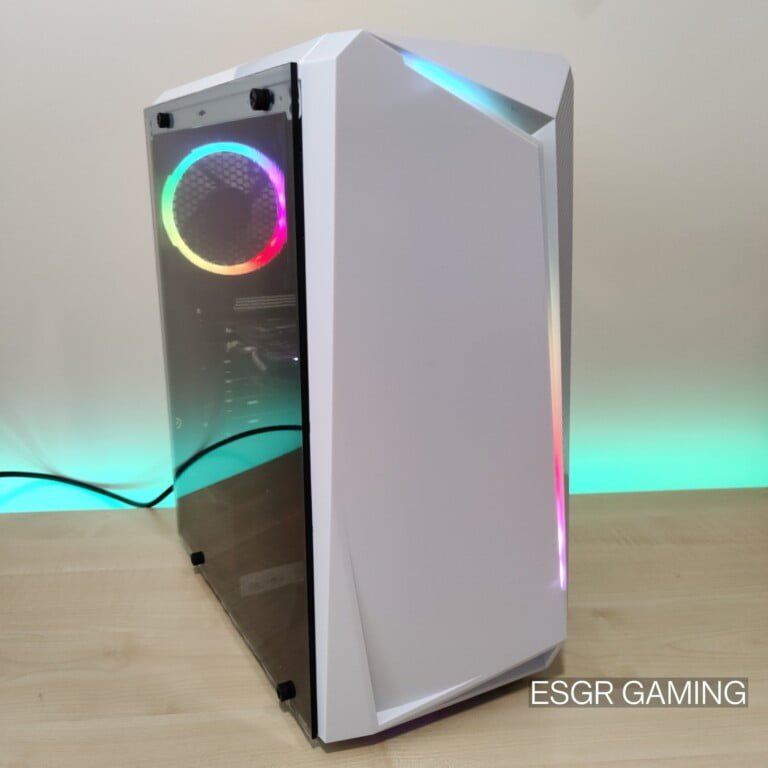 GAMING PC INTEL I5 8GB RAM RX560 4GB ROG STRIX SSD WIFI RGB