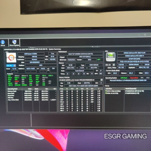 HIGH Specs Gaming PC RYZEN 5 5600x RTX3060TI 32GB DDR4 X570 1TB NVME RGB WIFI - Image 5