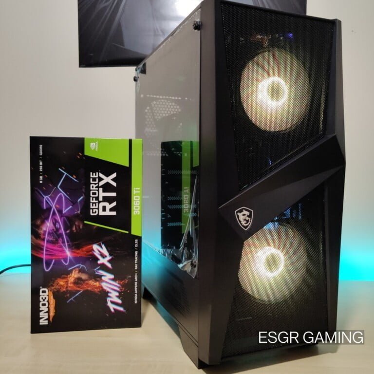 HIGH Specs Gaming PC RYZEN 5 5600x RTX3060TI 32GB DDR4 X570 1TB NVME RGB WIFI
