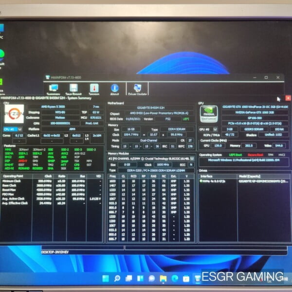Gaming PC RYZEN 5 3600 16GB DDR4 GTX1060 GPU NVME WIFI - Image 9