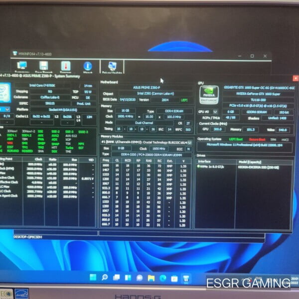 GAMING PC INTEL I7 9700K 16GB DDR4 GTX1660 SUPER GPU NVME RGB - Image 9