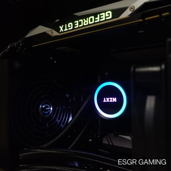 GAMING PC RYZEN 5 3600X 16GB  GTX1080 X570 ROG STRIX NVME UPSIDE DOWN CASE - Image 2
