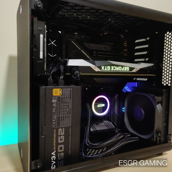 GAMING PC RYZEN 5 3600X 16GB  GTX1080 X570 ROG STRIX NVME UPSIDE DOWN CASE - Image 8