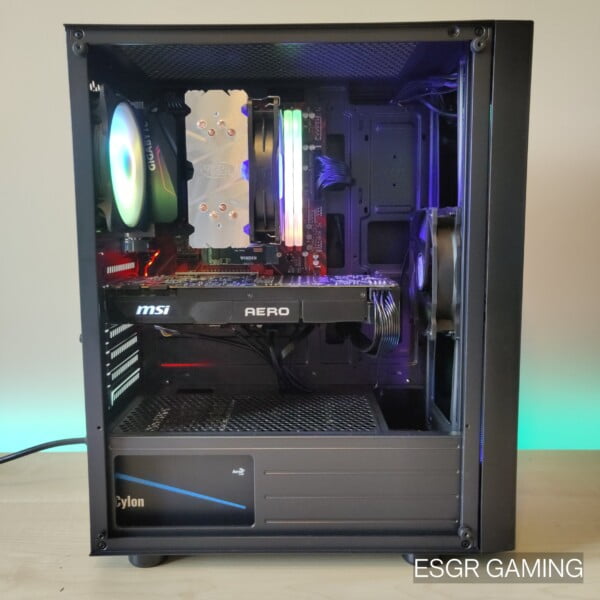 Gaming PC RYZEN 5 5600x 16GB DDR4 GTX1080 8GB GPU NVME RGB WIFI - Image 5