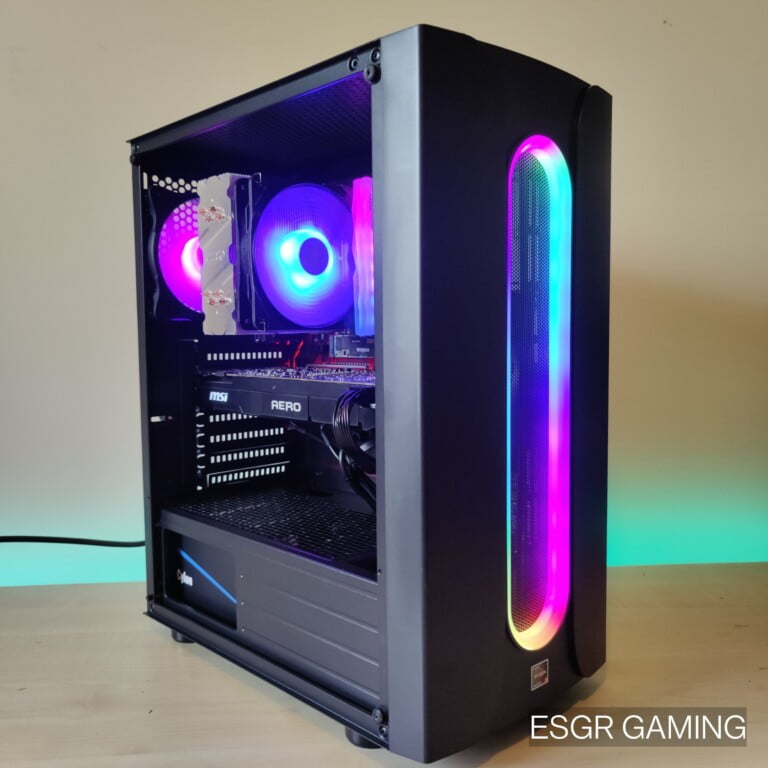 Gaming PC RYZEN 5 5600x 16GB DDR4 GTX1080 8GB GPU NVME RGB WIFI