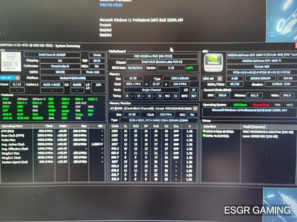 Intel i5 10400f 16GB DDR4 GTX1660TI - Image 10